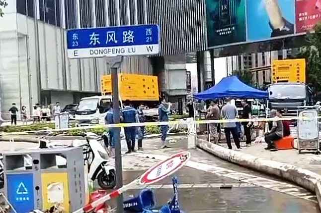 华体会网站登录入口-华体会(中国)排涝突击队在排涝现场